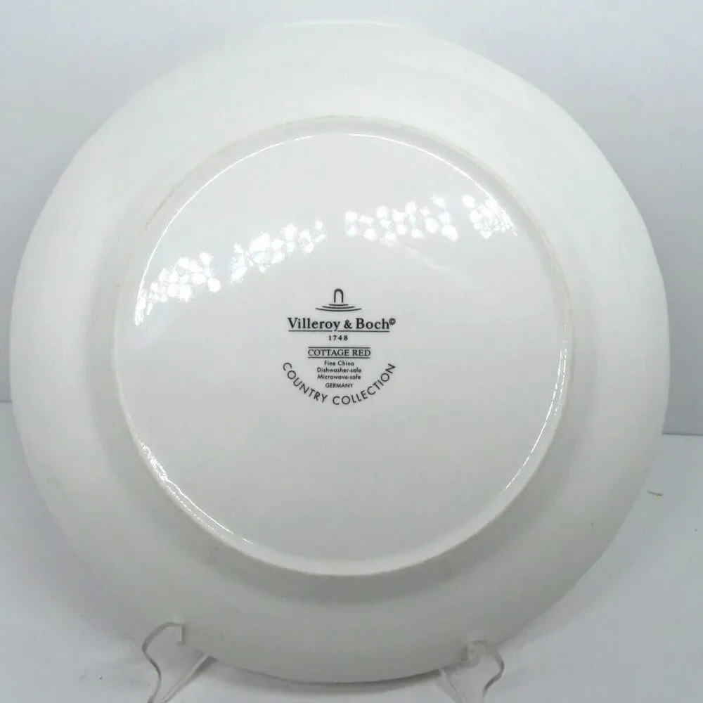 Villeroy And Boch Cottage Red 10 1/2